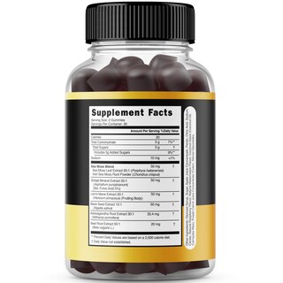 Foto 2 | Foto 2 | Gomitas Shilajit Supplement Dorado Nutrition 60 Unidades - Venta Internacional.