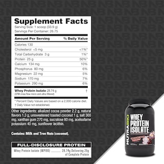 Foto 2 | Foto 2 | Proteína Isolate Nutrabio Chocolate Dipped Macaroon 907 g-Venta Internacional