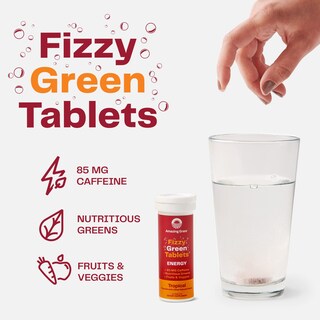 Foto 2 | Foto 2 | Suplemento Amazing Grass Fizzy Green Tablets Energy 60u - Venta Internacional.