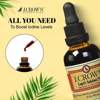 Foto 5 | Foto 5 | Solución De Yodo J.crow's Lugol's 2% 60 Ml (2 Botellas) De Potasio - Venta Internacional.