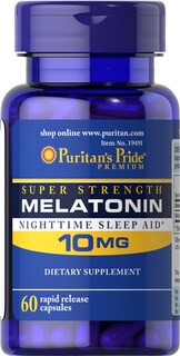 Foto 1 | Foto 1 | Melatonina Premium Sleep Aid Puritan's Pride 10 Mg 60 Cápsulas - Venta Internacional.