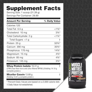 Foto 4 | Foto 4 | Proteína en Polvo Nutrabio Muscle Matrix 28 Porciones - Venta Internacional