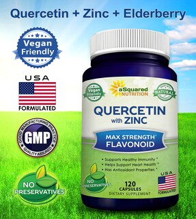 Foto 4 | Foto 4 | Suplemento De Quercetina De Squared Nutrition 1000 Mg Con Zinc 120 Cápsulas - Venta Internacional.
