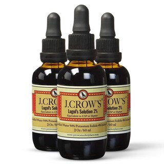 Foto 1 | Foto 1 | Solución De Yodo J.crow's Lugol's 2% 60 Ml (3 Botellas) - Venta Internacional.