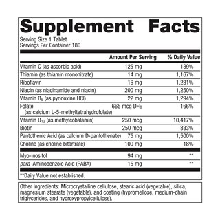 Foto 2 | Foto 2 | Suplemento Del Complejo De Vitamina B Metagenics 180 Comprimidos - Venta Internacional.