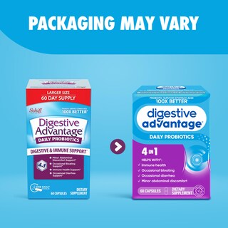Foto 6 | Foto 6 | Probiotic Digestive Advantage Digestive Health 60 Cápsulas - Venta Internacional.