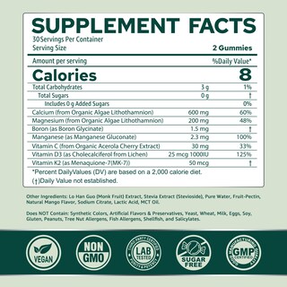 Foto 2 | Foto 2 | Gomitas De Calcio Neviss Para Mujer Con Vitamina D3 K2 C Zinc 60c - Venta Internacional.