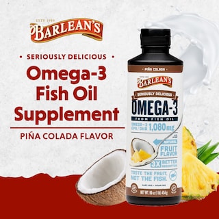 Foto 2 | Foto 2 | Complementa El Aceite De Pescado Omega 3 De Barlean Con Vitamina D 500 Ml - Venta Internacional.