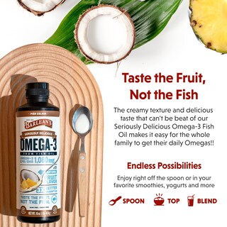 Foto 3 | Foto 3 | Complementa El Aceite De Pescado Omega 3 De Barlean Con Vitamina D 500 Ml - Venta Internacional.