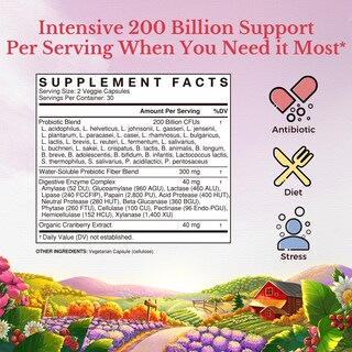 Foto 2 | Foto 2 | Probiotics Vitalitown 200 Mil Millones De Ufc 30 Cepas 60 Comprimidos - Venta Internacional.