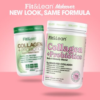 Foto 2 | Foto 2 | Suplemento Fit & Lean Collagen + Probióticos 358 g sin Sabor - Venta Internacional