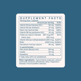 Foto 4 | Foto 4 | Suplemento Alimenticio Bodybio Vitamina B Complex 90 Cápsulas - Venta Internacional