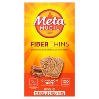 Foto 1 | Foto 1 | Suplemento De Fibra Snack Metamucil Fiber Thins Cinnamon 12s - Venta Internacional.