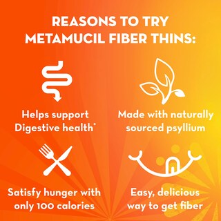 Foto 2 | Foto 2 | Suplemento De Fibra Snack Metamucil Fiber Thins Cinnamon 12s - Venta Internacional.