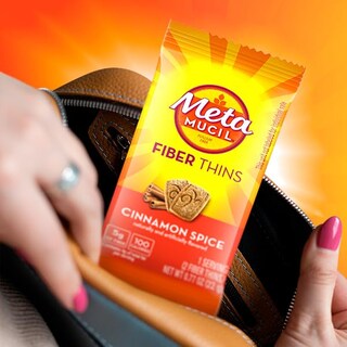 Foto 7 | Foto 7 | Suplemento De Fibra Snack Metamucil Fiber Thins Cinnamon 12s - Venta Internacional.