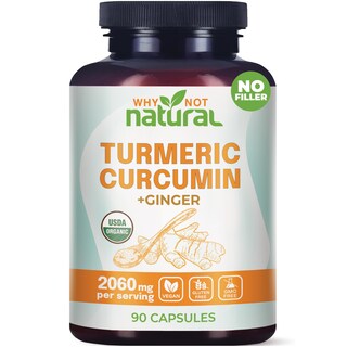 Foto 1 | Foto 1 | Complemente Por Qué No Curcumina De Cúrcuma Orgánica Natural Con Jengibre - Venta Internacional.