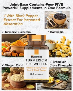 Foto 3 | Foto 3 | Suplemento Tnvitamins Complejo De Cúrcuma Y Boswellia 180 Cápsulas - Venta Internacional.
