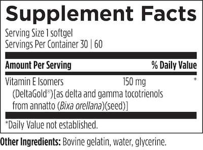 Foto 6 | Foto 6 | Diseños De Suplementos Para La Salud Annatto-e 150 Mg De Tocotrienoles - Venta Internacional.
