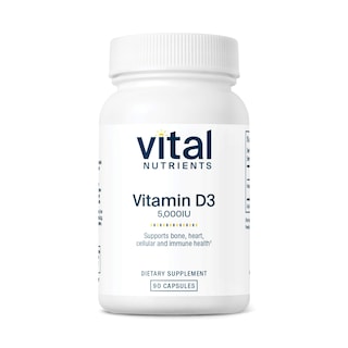Foto 1 | Foto 1 | Suplemento De Vitamina D Vital Nutrients 5000 Ui 90 Cápsulas - Venta Internacional.
