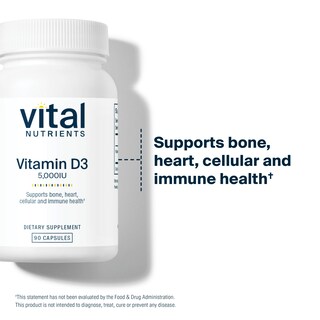 Foto 3 | Foto 3 | Suplemento De Vitamina D Vital Nutrients 5000 Ui 90 Cápsulas - Venta Internacional.