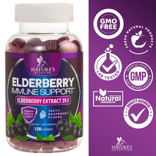 Foto 4 | Foto 4 | Suplemento: 120 Gomitas De Saúco Sambucus De Nature's Nutrition - Venta Internacional.