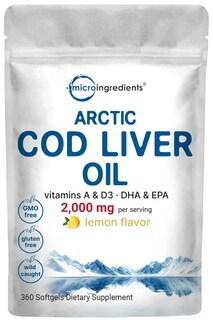 Foto 1 | Foto 1 | Suplemento De Microingredientes: Aceite De Hígado De Bacalao 2000 Mg 360 Cápsulas Blandas - Venta Internacional.