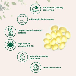 Foto 3 | Foto 3 | Suplemento De Microingredientes: Aceite De Hígado De Bacalao 2000 Mg 360 Cápsulas Blandas - Venta Internacional.