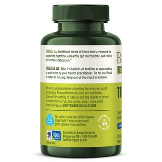 Foto 2 | Foto 2 | Triphala Tablets Banyan Botanicals Organic 180 Comprimidos - Venta Internacional.