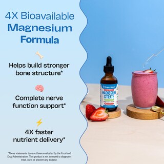 Foto 4 | Foto 4 | Suplemento Líquido De Citrato De Magnesio En Gotas 150 Mg 60 Ml Vegano - Venta Internacional.