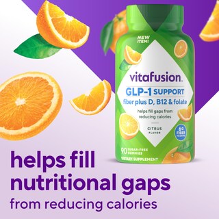 Foto 2 | Foto 2 | Suplemento Vitafusion Glp-1: Fibra De Apoyo Y Vitaminas D Y B12 - Venta Internacional.