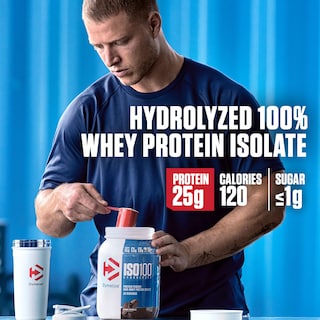 Foto 2 | Foto 2 | Proteína En Polvo Dymatize Iso100 Whey Isolate Chocolate 20sv - Venta Internacional.