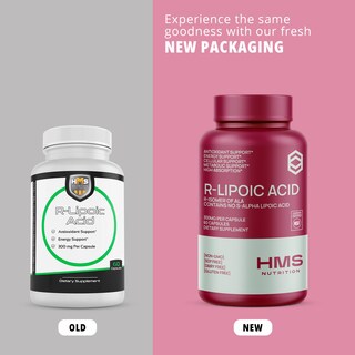 Foto 2 | Foto 2 | Suplemento De Ácido R-lipoico Estabilizado De Hms Nutrition 300 Mg - Venta Internacional.