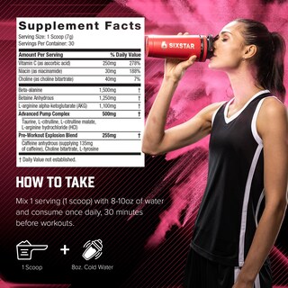 Foto 5 | Foto 5 | Preentrenamiento en Polvo Six Star Preworkout Explosion 2.0 273 g - Venta Internacional