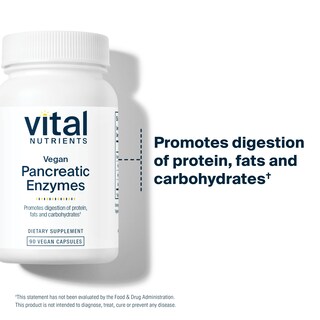 Foto 3 | Foto 3 | Suplemento Alimenticio Vital Nutrients con Enzimas Pancreáticas 90 Cápsulas - Venta Internacional