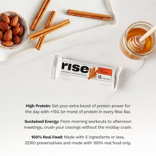 Foto 4 | Foto 4 | Proteína Bar Rise Whey Honey Canela 18 g sin Gluten - Venta Internacional