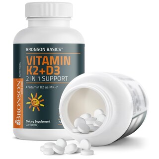 Foto 6 | Foto 6 | Suplemento Bronson de Vitamina K2 D3 5000 Ui 125 mcg y 90 mcg de MK-7 - Venta Internacional