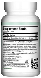 Foto 2 | Foto 2 | Suplemento Alimenticio Maxi Health Vitamina D3 180 Capsulas - Venta Internacional