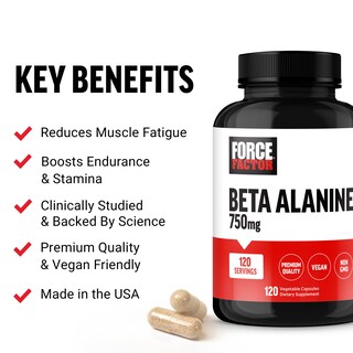 Foto 3 | Foto 3 | Suplemento Alimenticio Force Factor Beta-Alanina 120 cápsulas - Venta Internacional