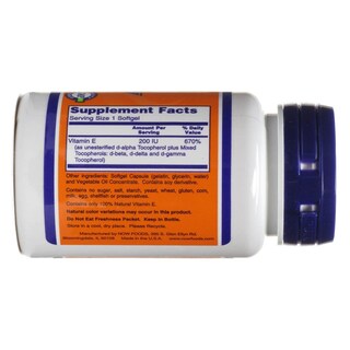 Foto 3 | Foto 3 | Suplemento Now Foods con Vitamina E 200 Ui 100 Cápsulas Blandas x2 - Venta Internacional