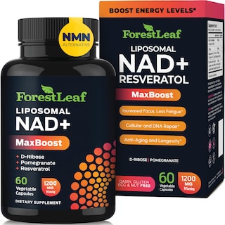 Foto 1 | Foto 1 | Suplemento Forestleaf Liposomal Nad Resveratrol 1200 Mg 60 Cápsulas - Venta Internacional.