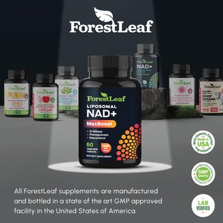 Foto 7 | Foto 7 | Suplemento Forestleaf Liposomal Nad Resveratrol 1200 Mg 60 Cápsulas - Venta Internacional.