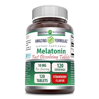 Foto 1 | Foto 1 | Suplemento Amazing Nutrition Fórmulas de Melatonina 10 mg 120 Tabletas - Venta Internacional
