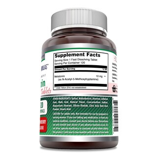 Foto 3 | Foto 3 | Suplemento Amazing Nutrition Fórmulas de Melatonina 10 mg 120 Tabletas - Venta Internacional