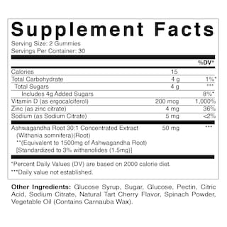 Foto 2 | Foto 2 | Suplemento Alimenticio Vitamatic Ashwagandha 60 Gomitas - Venta Internacional