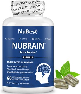 Foto 1 | Foto 1 | Suplemento Cerebral Nubest Nubrain Booster 60 Cápsulas Veganas - Venta Internacional