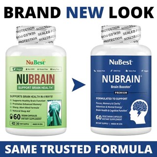 Foto 2 | Foto 2 | Suplemento Cerebral Nubest Nubrain Booster 60 Cápsulas Veganas - Venta Internacional