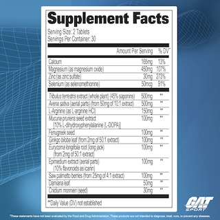 Foto 6 | Foto 6 | Suplemento Alimenticio Gat Sport Testrol 60 Cápsulas - Venta Internacional