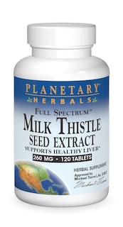 Foto 1 | Foto 1 | Suplemento De Extracto De Semilla De Cardo Mariano De Planetary Herbals 260 Mg - Venta Internacional.