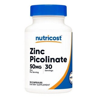 Foto 1 | Foto 1 | Suplemento Nutricost Picolinato De Zinc 50 Mg 30 Cápsulas - Venta Internacional.