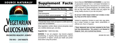 Foto 4 | Foto 4 | Glucosamina Vegetariana Supplement Source Naturals 750 Mg - Venta Internacional.